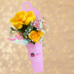 Blush Pocket Flower Door Handle