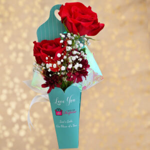 Pocket Teal Baby Flowers